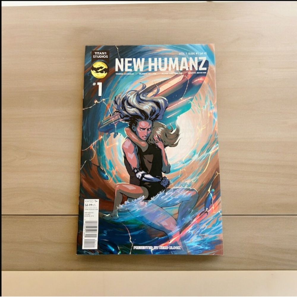 NEW HUMANZ Comic Volume 1 Issue #1 Titan1 Studios 2017 Robotic Vortex Cyborg